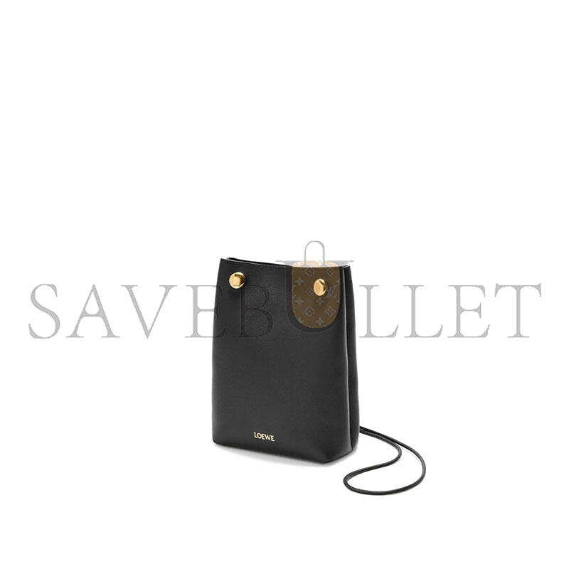 LOEWE PEBBLE POUCH IN SMOOTH CALFSKIN CANBSPPX01 (21.5*17*7cm) LOEWE PEBBLE POUCH IN SMOOTH CALFSKIN CANBSPPX01 (21.5*17*7cm)